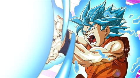 Ilustración de Goku usando el Kamehameha