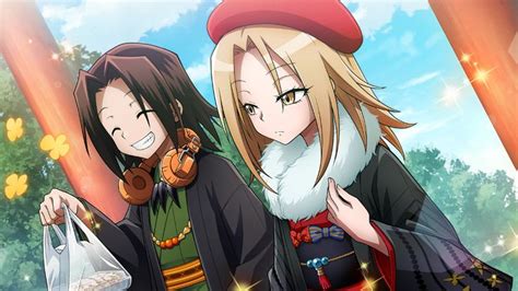 Anna Kyōyama y Yoh Asakura de jóvenes