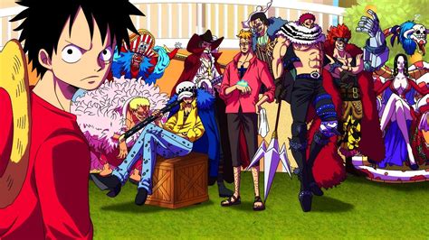 Luffy y la tripulación del Sunny preparándose para la aventura
