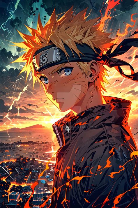 Naruto Uzumaki entrenando