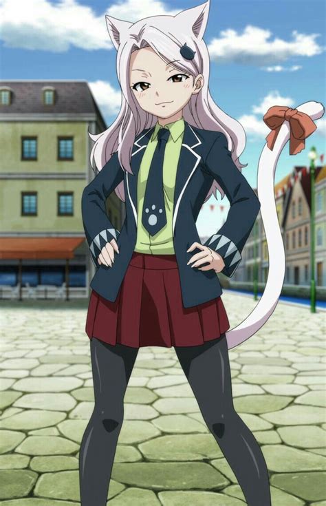 Representación de Charle de Fairy Tail con un aire distinguido.