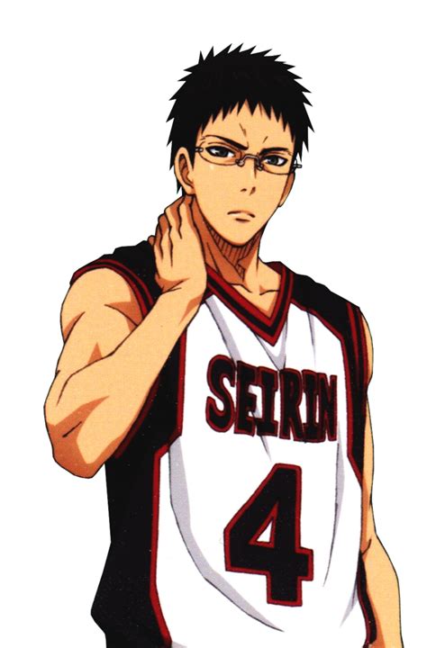 Ilustración de Junpei Hyūga con su uniforme de Seirin
