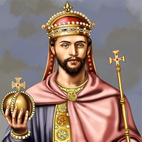 Representación artística de un príncipe heredero siendo despojado de sus insignias.