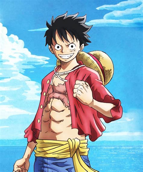 Luffy en una pose dramática, sugiriendo sacrificio