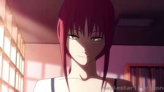 Makima informando a sus superiores