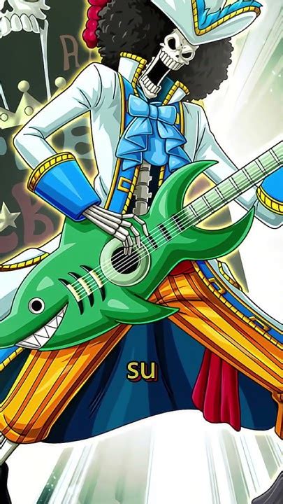 Brook como esqueleto en One Piece