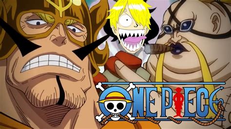 Sanji salvando a su padre y sus hermanos