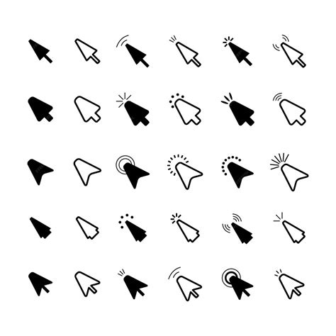 Diseño de cursor de ratón de Tsunade