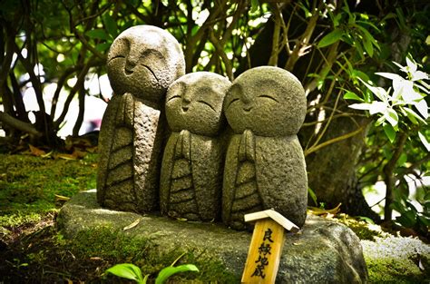 Estatuas Jizo en el templo Enmei-ji
