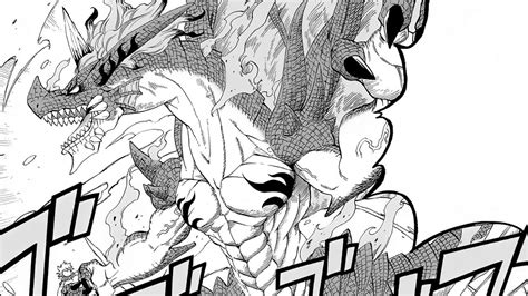 Natsu en su forma demoníaca preparándose para la misión