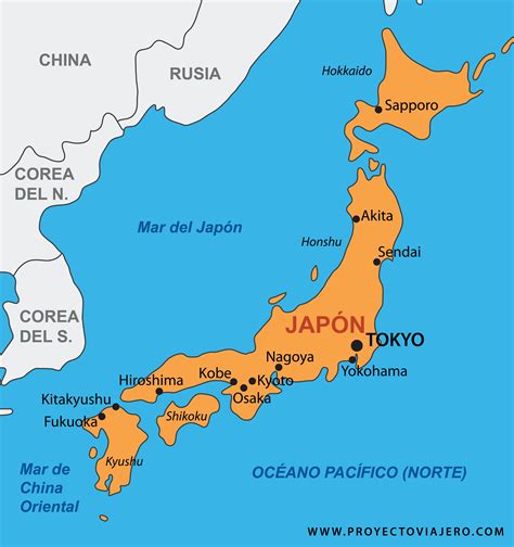 Mapa de Japón con la ubicación de Tokio, donde probablemente se celebra el evento