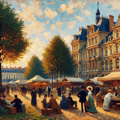 Representación artística de la Francia del siglo XIX