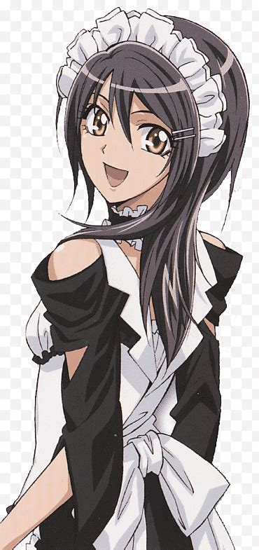 Ilustración de Misaki Ayuzawa en uniforme de sirvienta