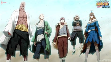Los Cinco Kages reunidos