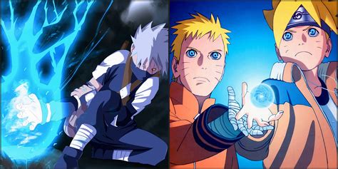 Comparativa de Ataques de Kakashi: Chidori vs. Rasengan