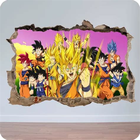 Mural de pared de Goku
