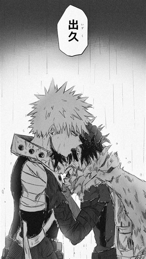 All Might observando la rivalidad entre Izuku y Katsuki