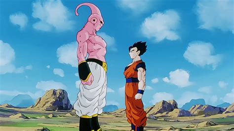 Majin Buu absorbiendo a Gohan en Dragon Ball Z