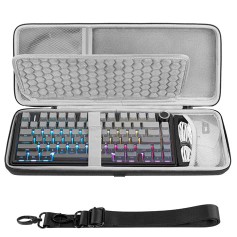 Teclado Keychron con funda y ratón