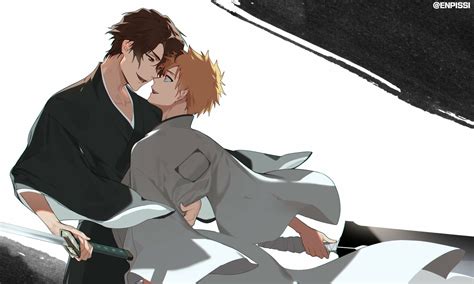 Ichigo Kurosaki enfrentando a Sōsuke Aizen