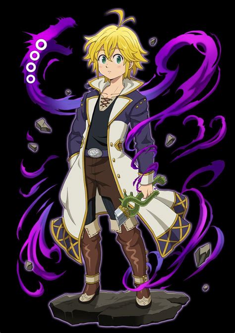 Ilustración de Meliodas, el protagonista de Nanatsu no Taizai