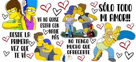 Collage de fanart de diferentes parejas yaoi de Los Simpson