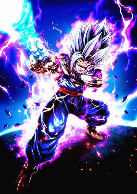 Ilustración de Gohan en su estado Bestia