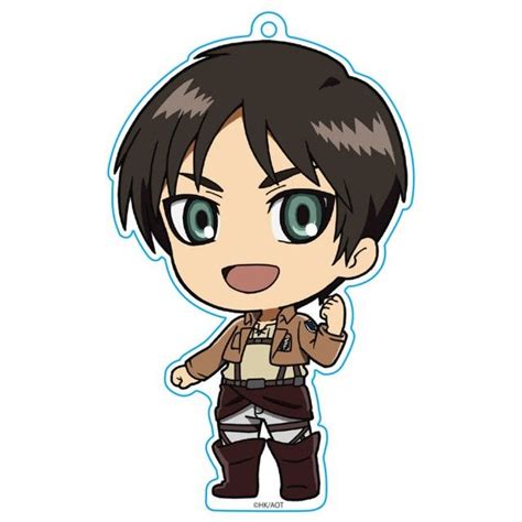 Llavero de Eren Yeager en versión Chibi