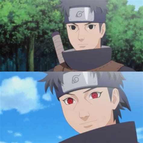 Itachi Uchiha recibiendo el ojo de Shisui