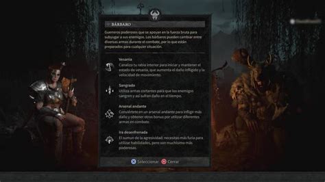 Bárbaro en combate cuerpo a cuerpo en Diablo 4