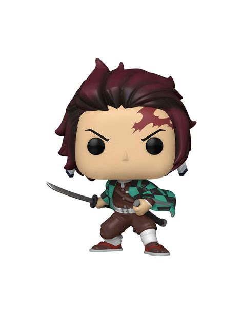 Detalle de un Funko Pop de Tanjiro Kamado