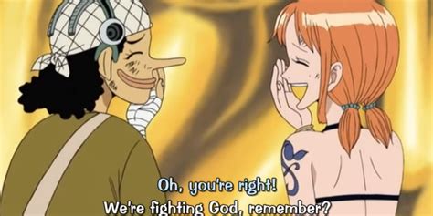 Nami y Usopp reunidos tras el salto temporal
