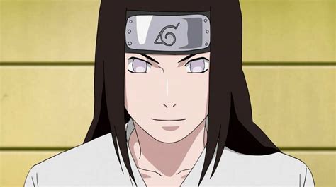 Neji Hyuga en combate con sus ojos Byakugan activados