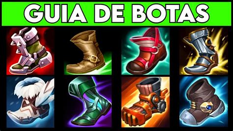 Tabla comparativa de las botas en League of Legends