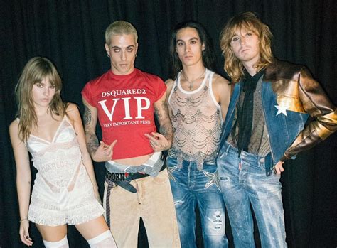 Miembros de la banda Måneskin