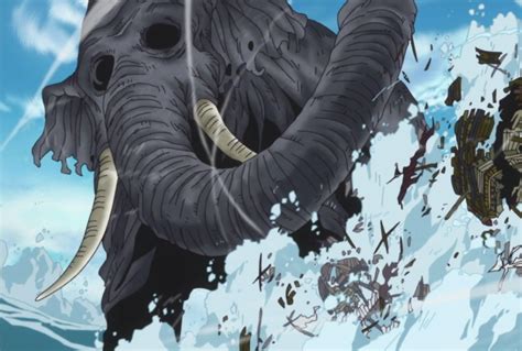 Elefante Zunesha en One Piece