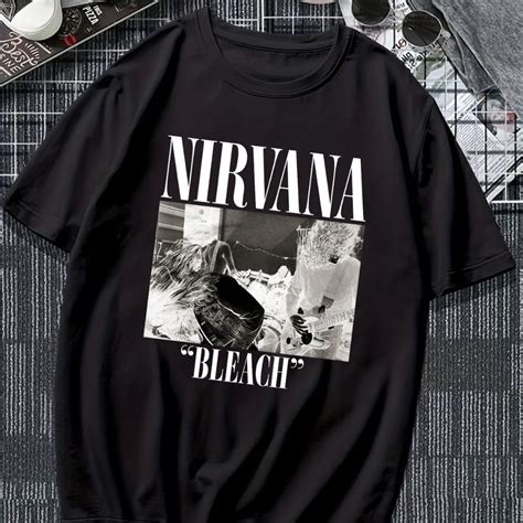 Estampado de camiseta Nirvana bleach
