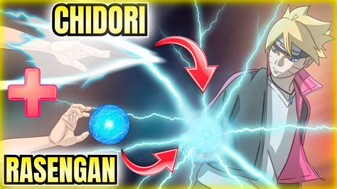 Diagrama comparativo de Rasengan y Chidori