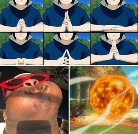 Representación de la técnica Katon: Gōkakyū no Jutsu