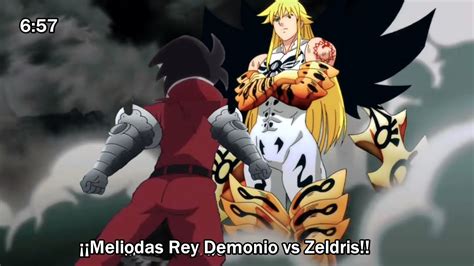 Zeldris hablando con su padre el Rey Demonio