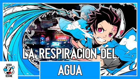 Ilustración de la décima forma de la Respiración del Agua de Tanjiro