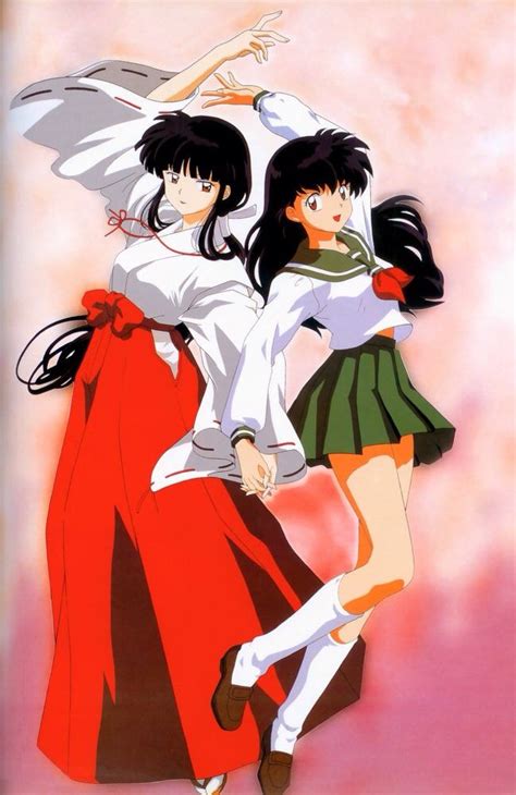 Inuyasha y Kikyo en el coche, cerca de la preparatoria de Kagome