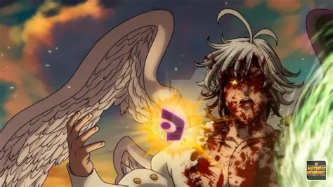 Representación de Mael como Estarossa, mostrando su apariencia demoníaca