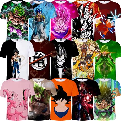 Colección de camisetas de Dragon Ball