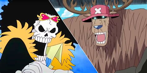 Chopper y Brook luchando contra soldados de ajedrez