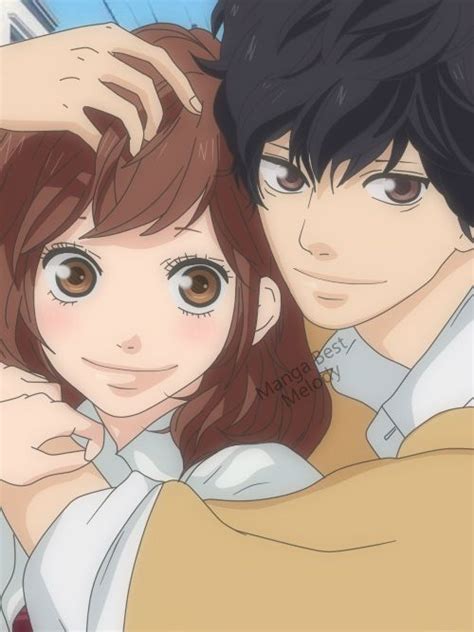 Futaba y Kou de Ao Haru Ride
