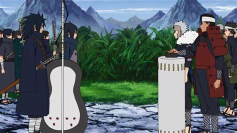 Hashirama Senju y Madara Uchiha en su primer enfrentamiento