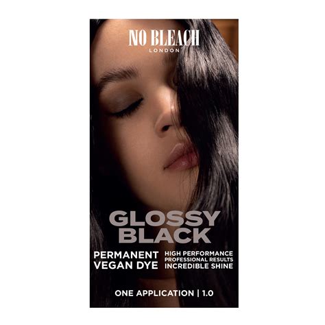 Envase del tinte Bleach London No Bleach Glossy Black