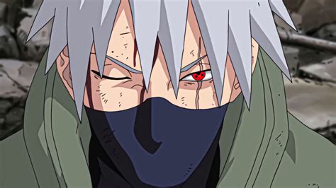 Kakashi Hatake con su máscara
