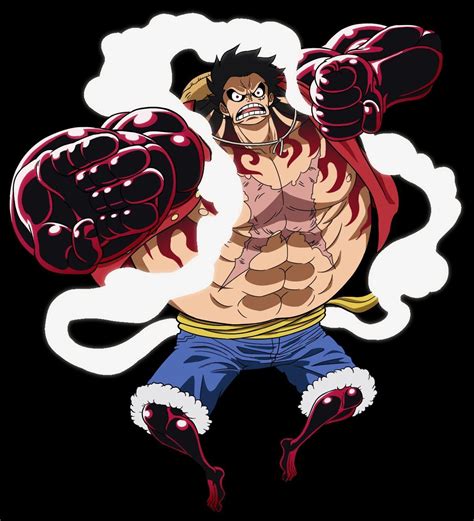 Luffy usando Gear Fourth: Boundman